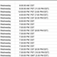 The Wednesday meetings from the manifesto detailing nearly 200 meetings happening weekly nationwide. Zoom codes are censored.